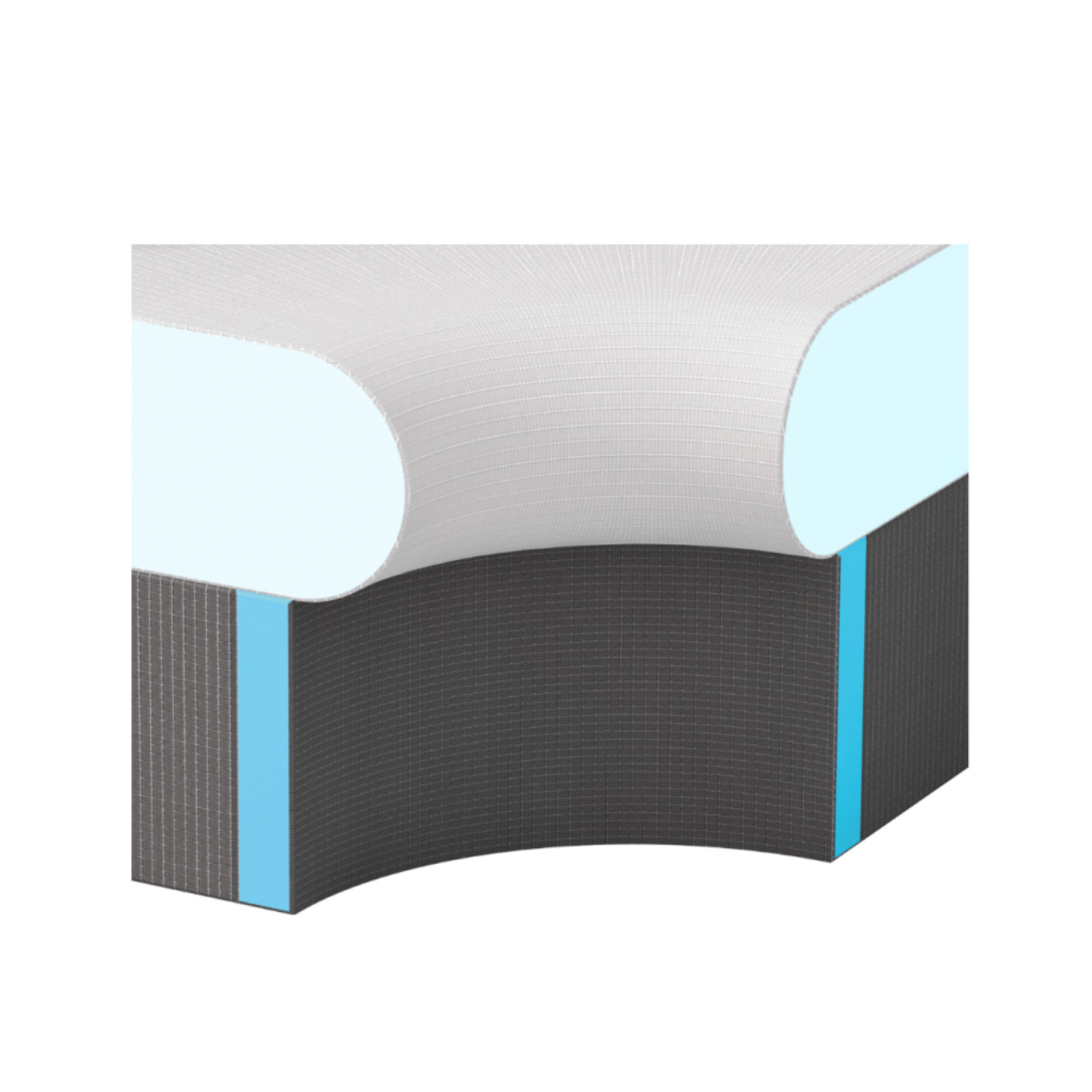 Wedi Sanoasa Comoda Bench Corner Element 90°